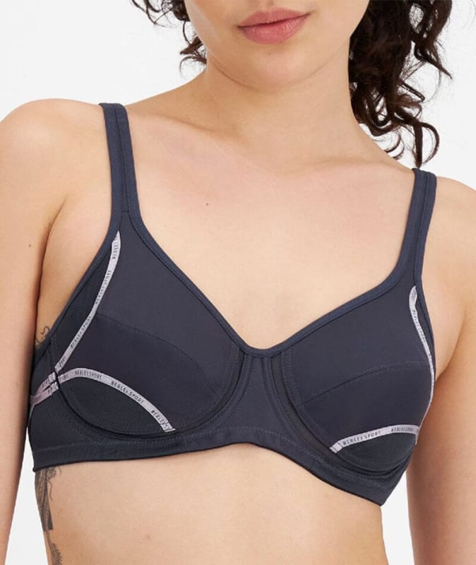 Berlei Electrify Underwire 2 Pack Sports Bra - Snow Blossom/Charcoal Bras