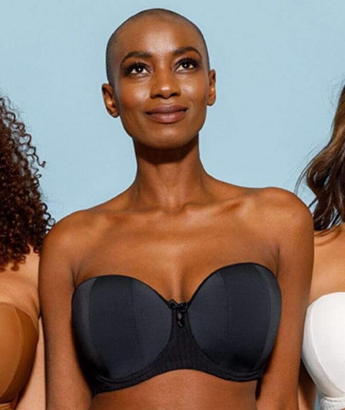 Curvy Kate Luxe Strapless Bra 2 Pack - Biscotti/Black Bras