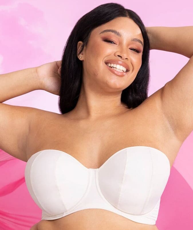 Curvy Kate Luxe Strapless Bra - Pearl Ivory Bras