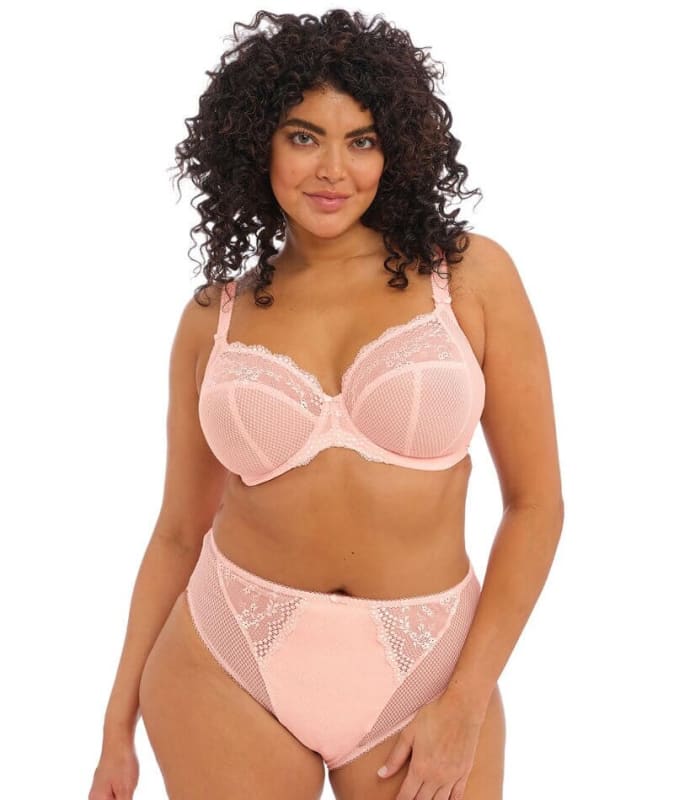 Elomi Charley Underwire Stretch Plunge Bra - Ballet Pink Bras