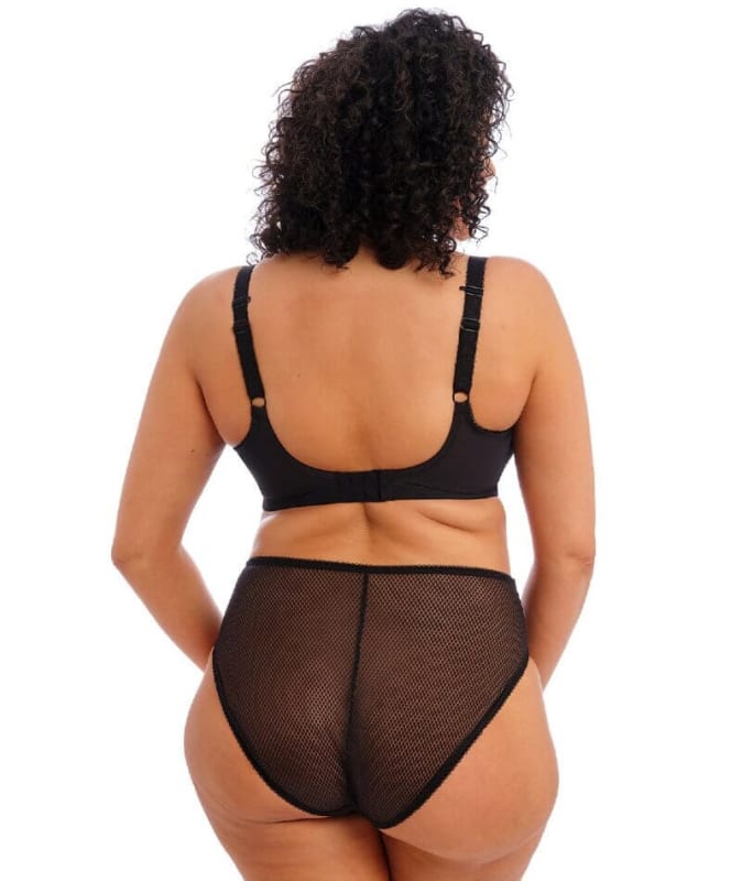 Elomi Charley Underwire Stretch Plunge Bra - Black Bras