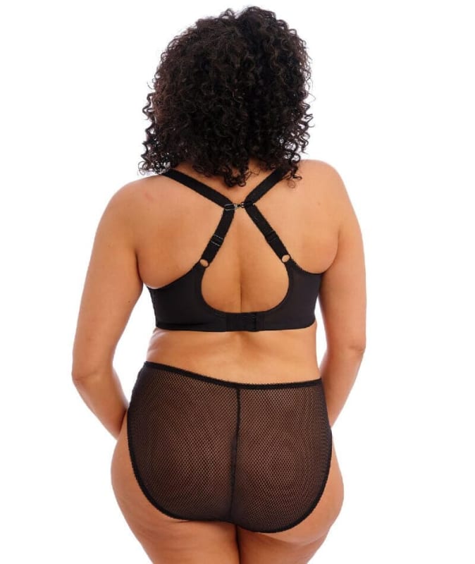 Elomi Charley Underwire Stretch Plunge Bra - Black Bras