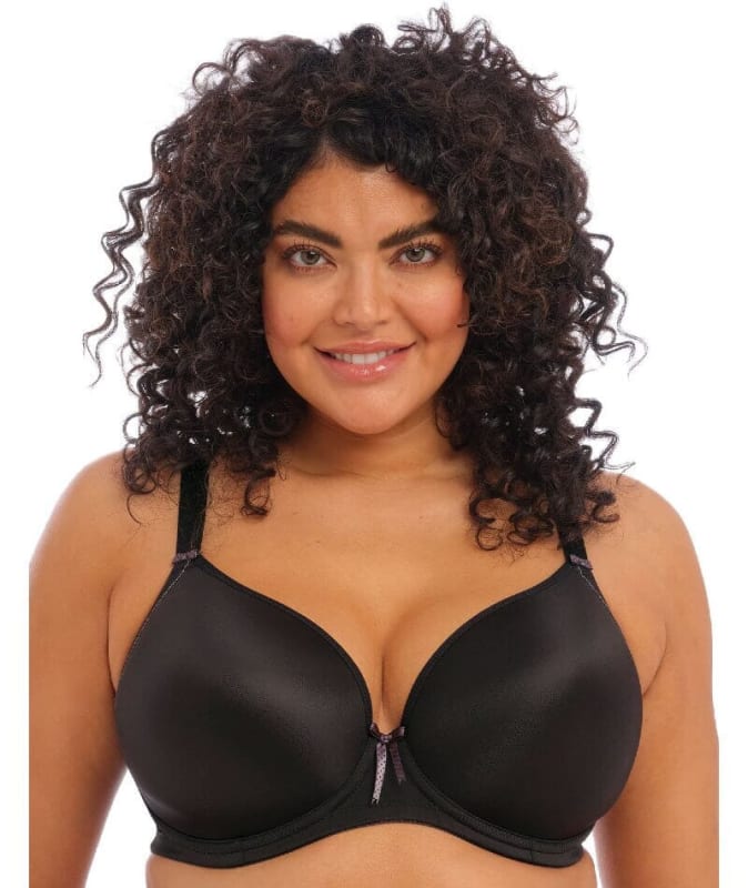 Elomi Bijou Underwire Banded Moulded Bra - Black Bras