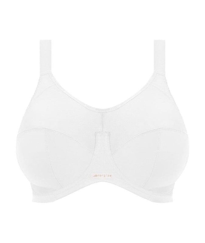 Elomi Energise Underwired Sports Bra - White Bras