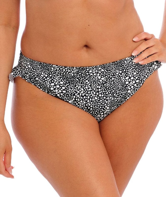 Elomi Swim Pebble Cove High Leg Brief - Black Swim