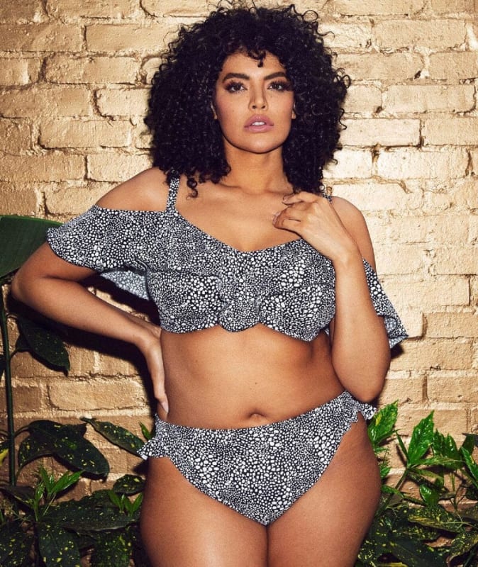 Elomi Swim Pebble Cove High Leg Brief - Black Swim