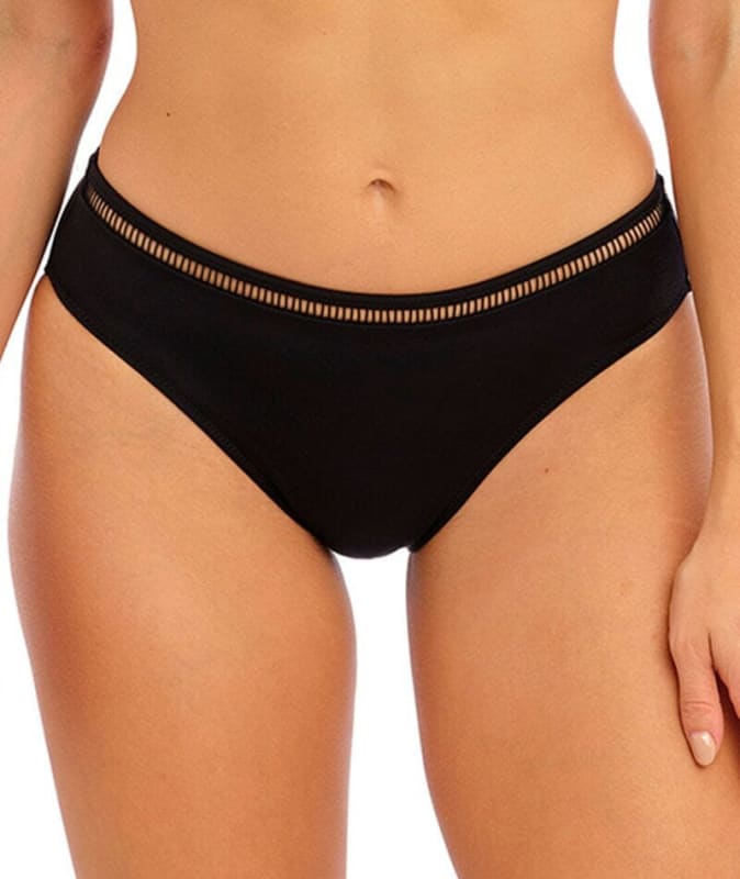 Fantasie Swim East Hampton Mid Rise Bikini Brief - Black Swim