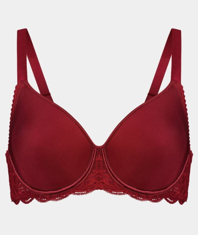 Fayreform Lace Perfect Contour Spacer Bra - Biking Red Bras