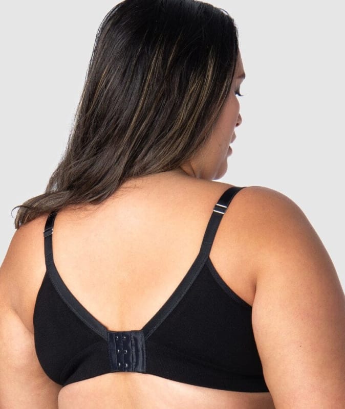 Hotmilk Caress Seamfree Bamboo Full Cup Wirefree Bra - Black Bras