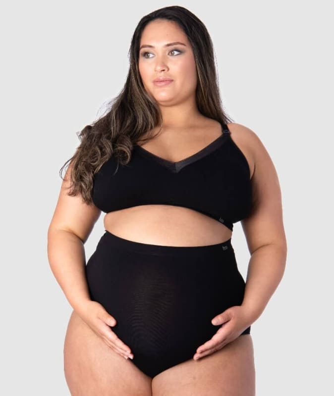 Hotmilk Caress Seamfree Bamboo Full Cup Wirefree Bra - Black Bras 