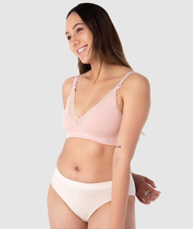 Hotmilk Caress Seamfree Bamboo Regular Wirefree Bra - Lotus Bras 