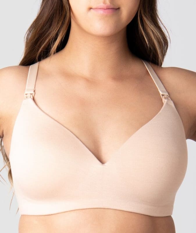 Hotmilk Embrace Leakproof T-Shirt Wirefree Bra - Frappe Bras 