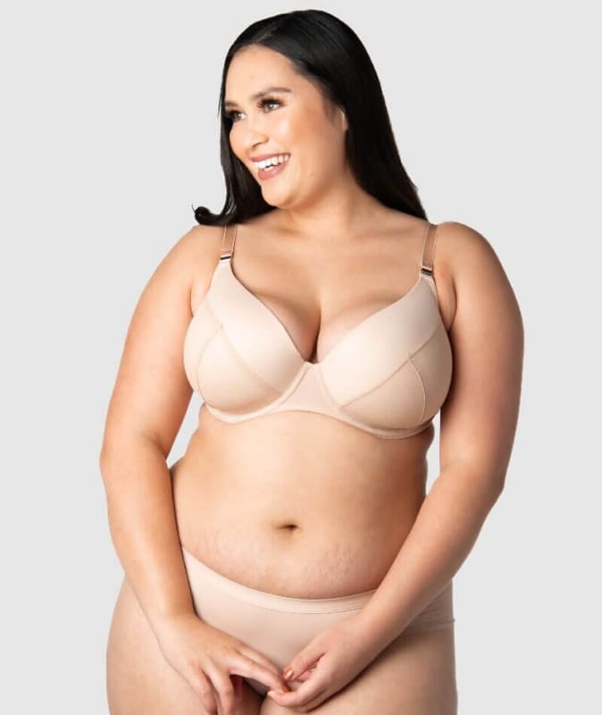 Hotmilk Lunar Eclipse Plunge Contour Nursing Bra - Naked Bras 