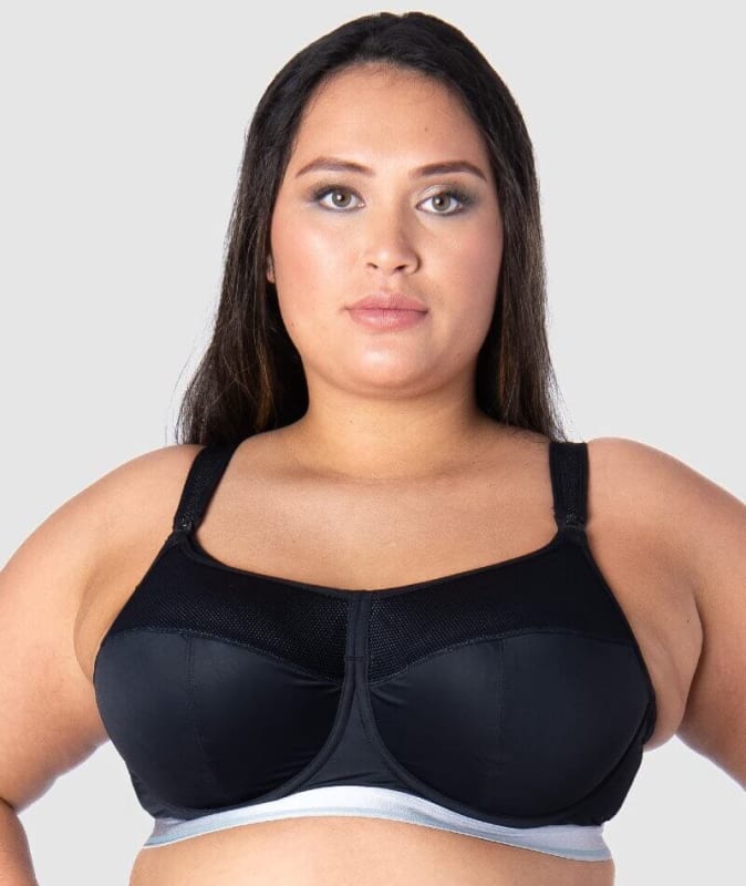 Hotmilk Reactivate Sports Nursing Bra - Black Bras