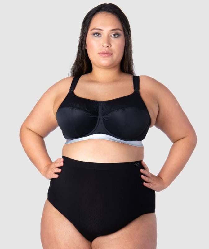 Hotmilk Reactivate Sports Nursing Bra - Black Bras