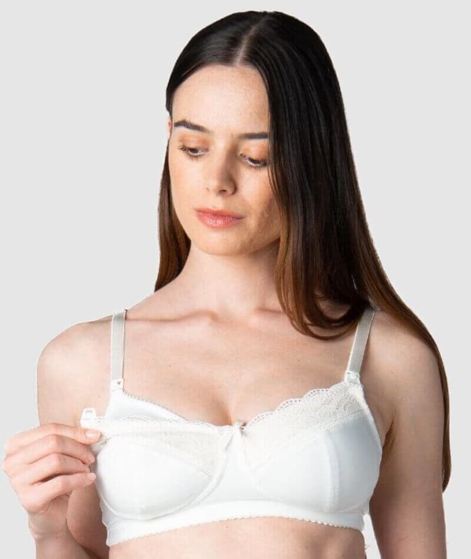Hotmilk Show Off Nursing & Maternity Wire-free Bra - Ivory Bras