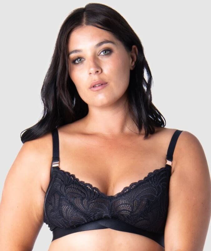 Hotmilk Warrior Soft Cup Wire-free Nursing Bra - Black Bras