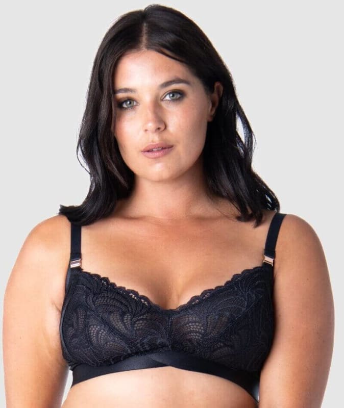 Hotmilk Warrior Soft Cup Wire-free Nursing Bra - Black Bras
