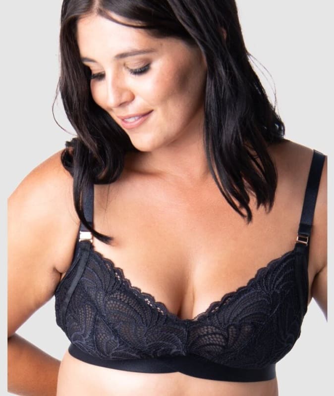 Hotmilk Warrior Soft Cup Wire-free Nursing Bra - Black Bras