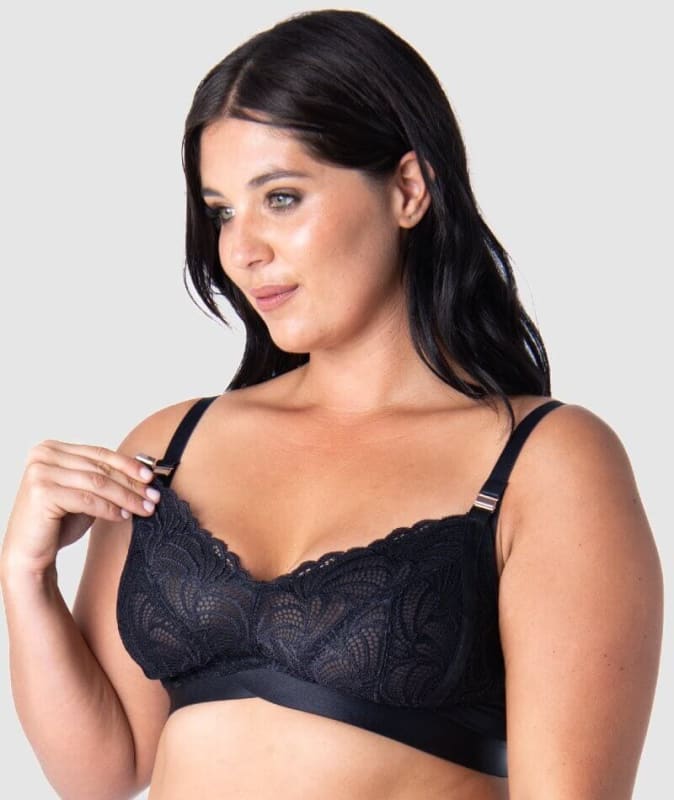 Hotmilk Warrior Soft Cup Wire-free Nursing Bra - Black Bras 