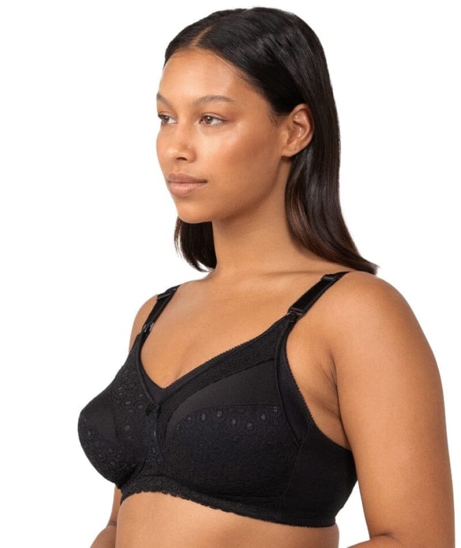 Triumph Lace Maternity Wire-free Bra - Black Bras