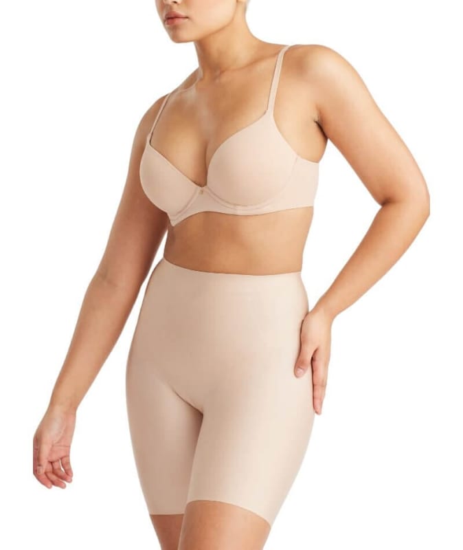 Nancy Ganz No VPL Waisted Thigh Shaper - Warm Taupe Shapewear