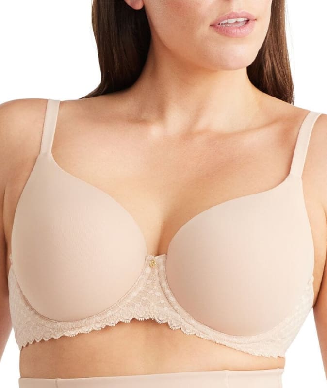 Nancy Ganz Revive Ava Lace Full Coverage Contour Bra - Warm Taupe Bras