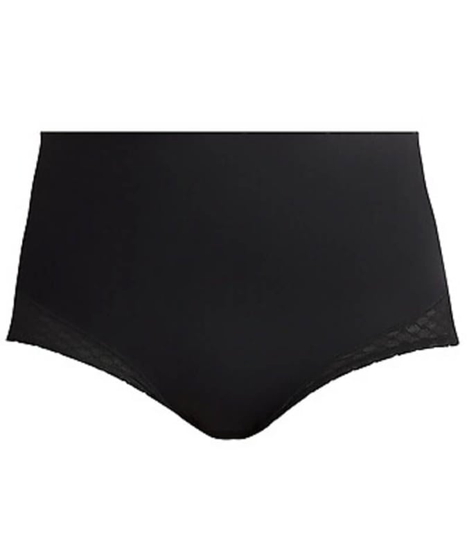 Nancy Ganz Revive Lace Waisted Brief - Black Shapewear