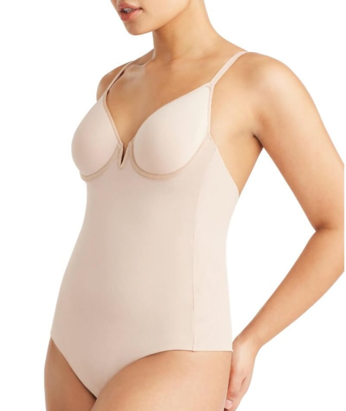 Nancy Ganz Sheer Infinity Bodysuit - Warm Taupe Shapewear