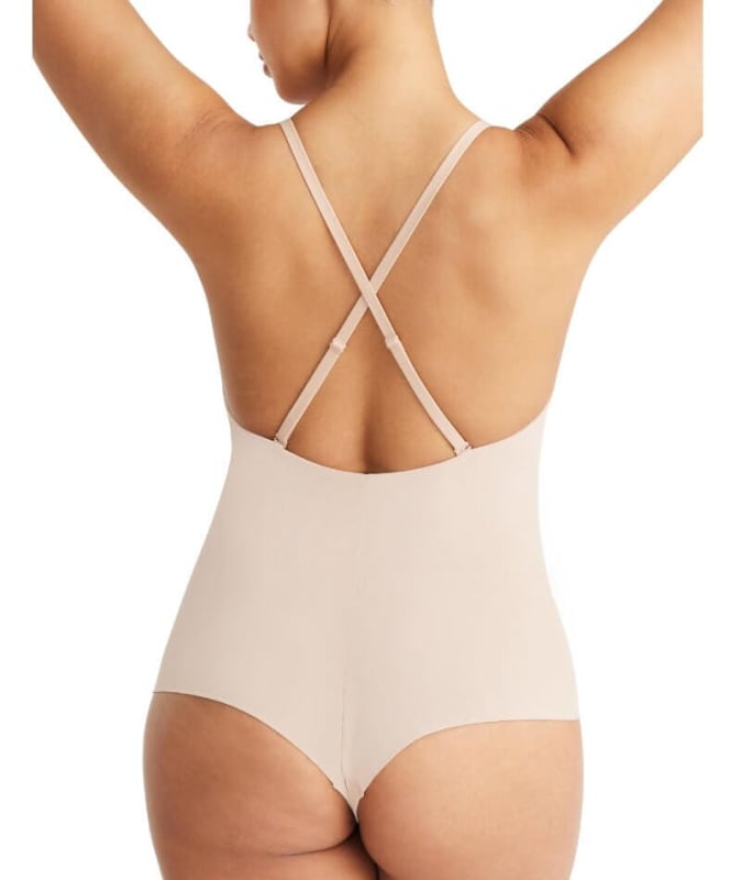 Nancy Ganz Sheer Infinity Bodysuit - Warm Taupe Shapewear