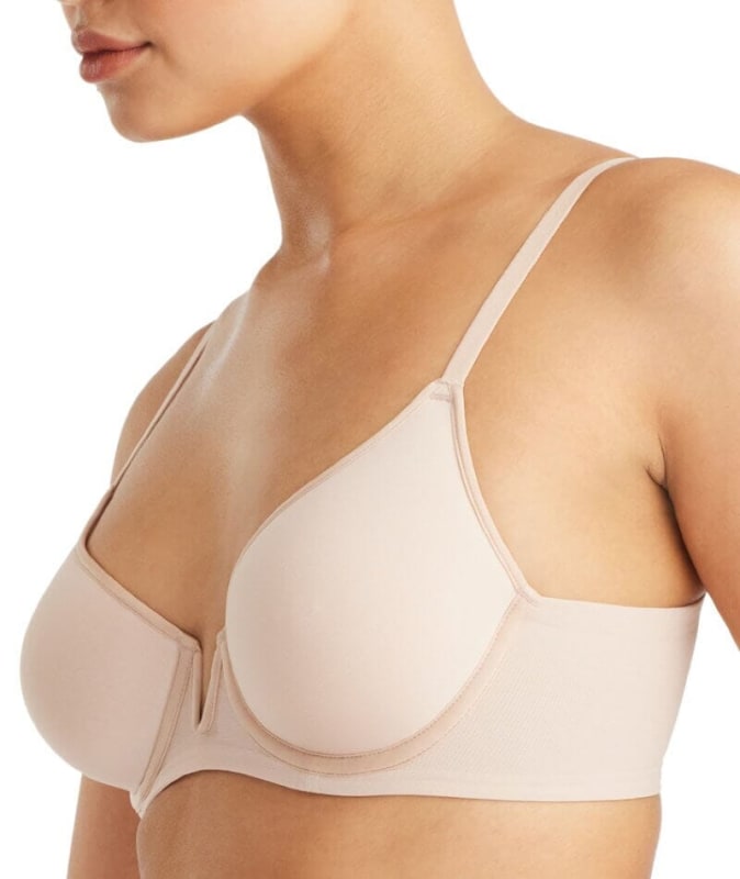 Nancy Ganz Sheer Infinity Contour Bra - Warm Taupe Bra 