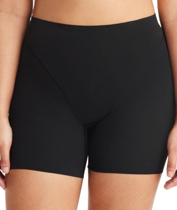 Nancy Ganz Sheer Infinity Waisted Short - Black Shapewear