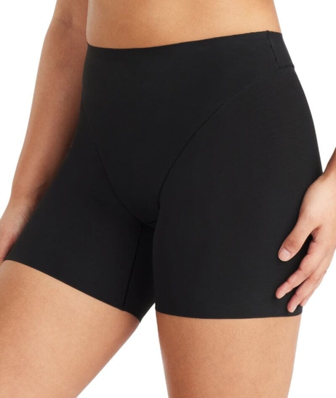 Nancy Ganz Sheer Infinity Waisted Short - Black Shapewear