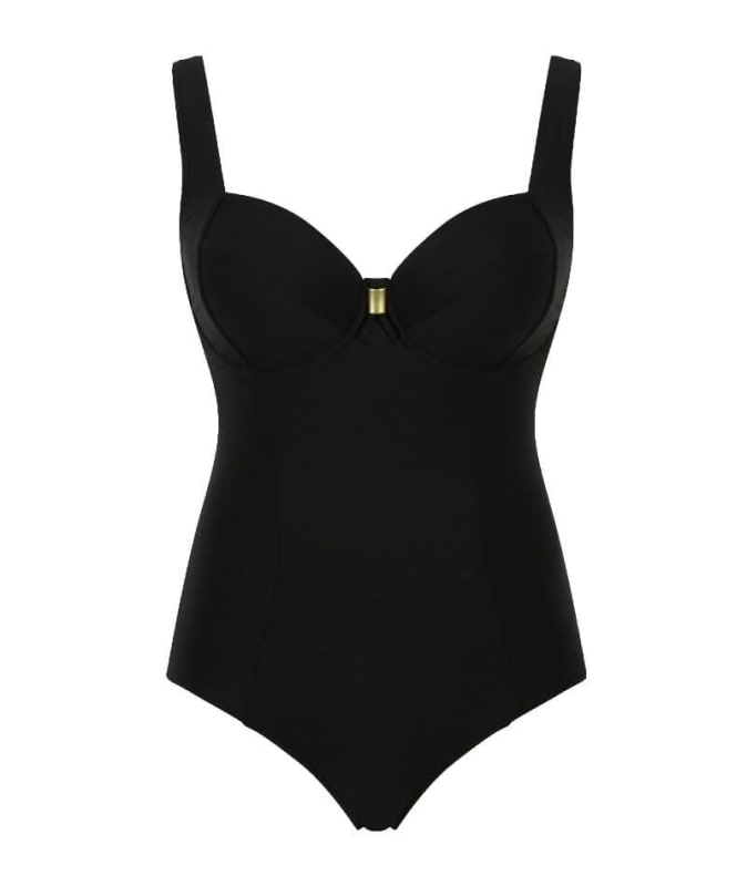 Panache Swim Marianna Balconnet One Piece Swimsuit - Black Swim