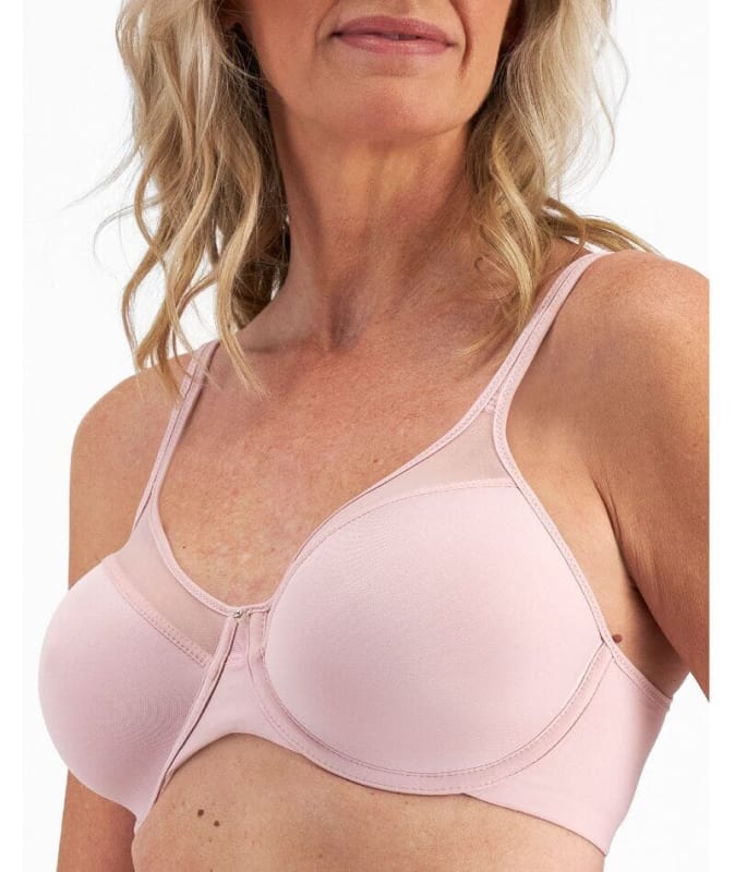 Playtex Ultralight Illusion Neckline Underwire Bra - Barely Pink Bras 