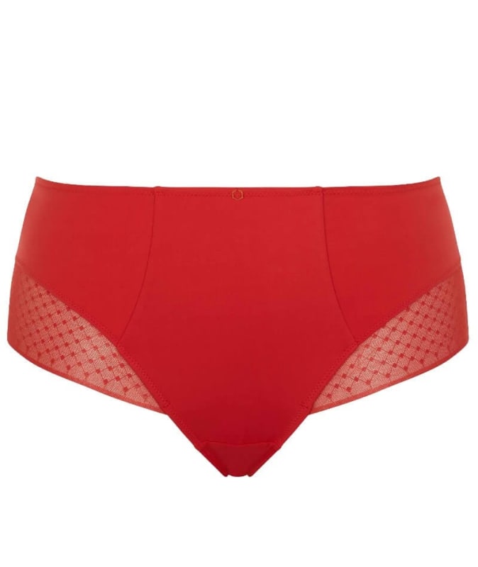 Sculptresse Bliss Deep Brief - Salsa Red Knickers 