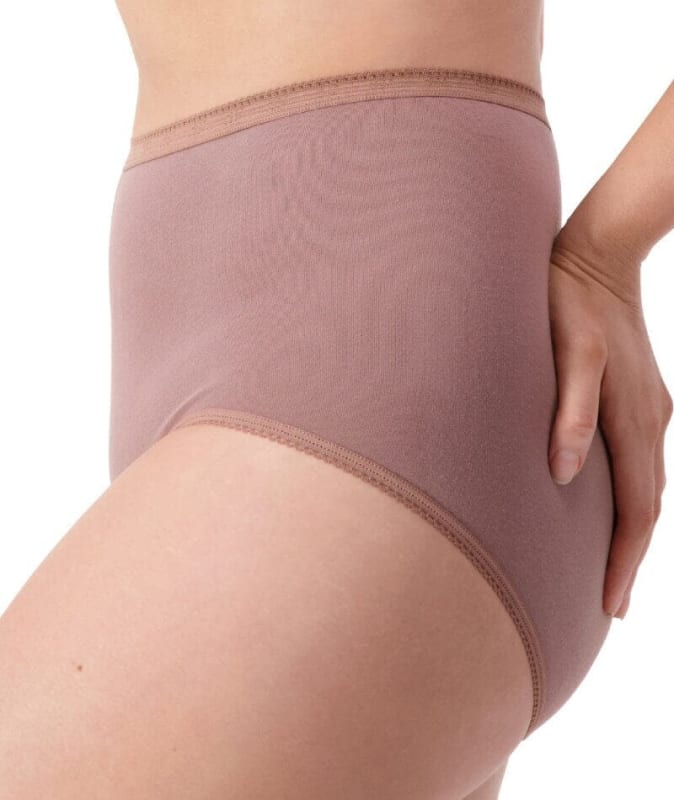 Sloggi Maxi Brief 2 Pack - Riviera/Cacao Knickers