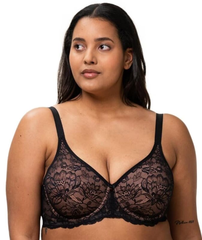 Triumph Amourette Charm Non-Padded Bra - Black Bras