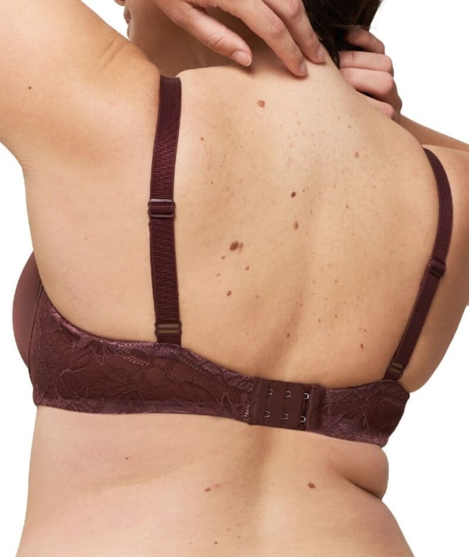 Triumph Amourette Charm Underwired Padded Bra - Decadent Chocolate Bras 