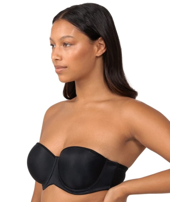 Triumph Beautiful Silhouette Strapless Convertible Bra - Black Bras 