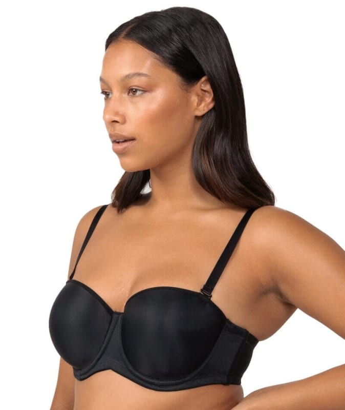 Triumph Beautiful Silhouette Strapless Convertible Bra - Black Bras 