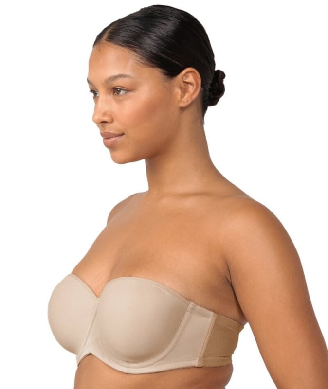 Triumph Beautiful Silhouette Strapless Convertible Bra - Nude Bras 