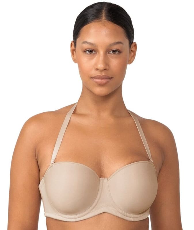Triumph Beautiful Silhouette Strapless Convertible Bra - Nude Bras 