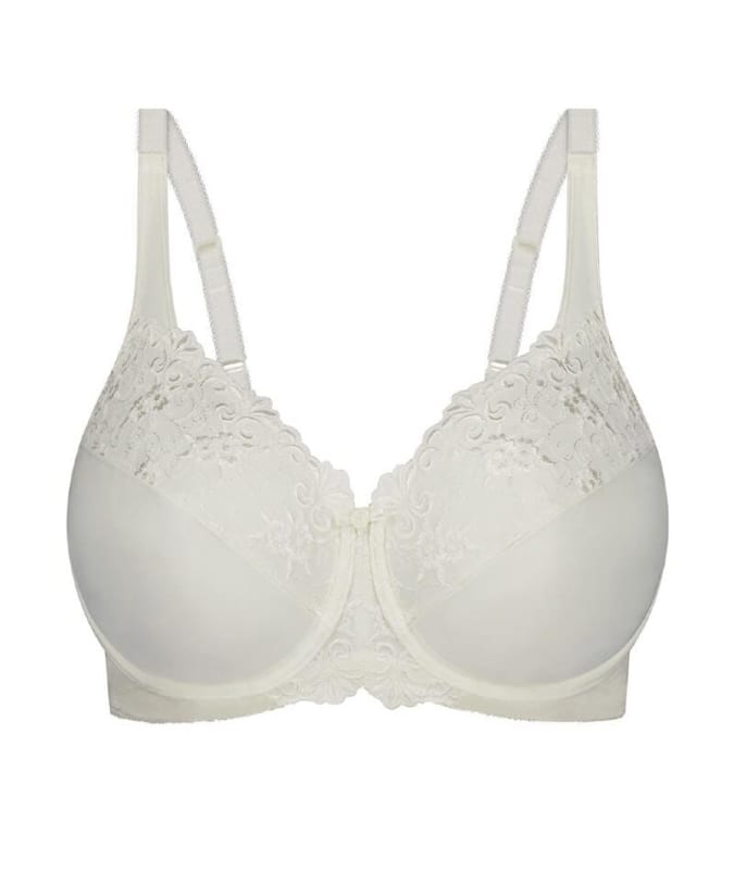 Triumph Embroidered Minimizer Bra - Vanille Bras 