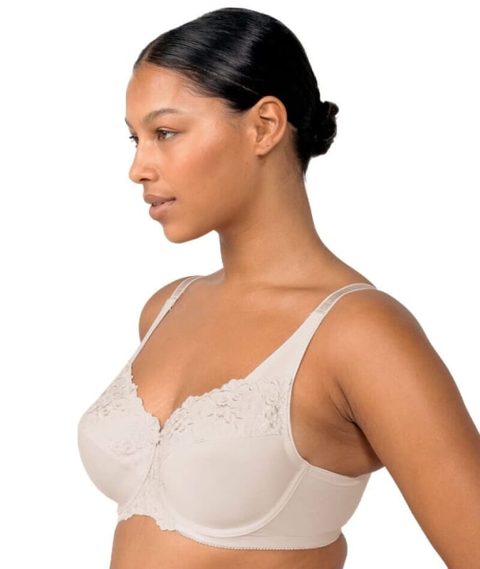 Triumph Embroidered Minimizer Bra - Vanille Bras 