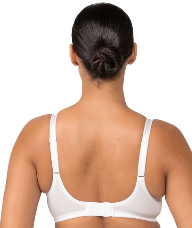 Triumph Embroidered Minimizer Bra - White Bras 