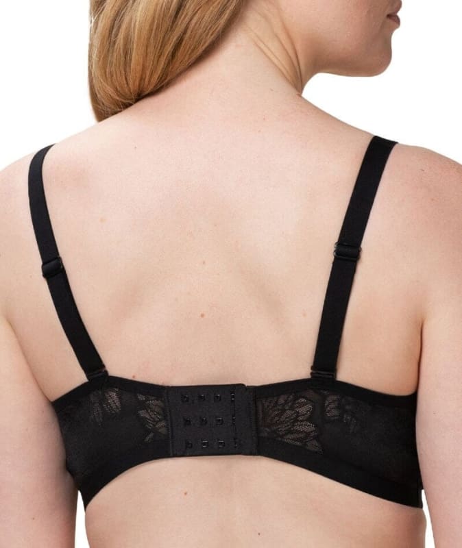 Triumph Fit Smart Plunge Padded Wire-free Bra - Black Bras