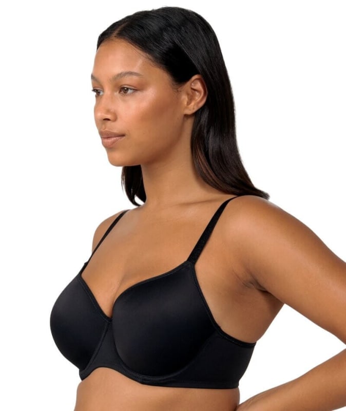 Triumph Gorgeous Luxury T-Shirt Bra - Black Bras 