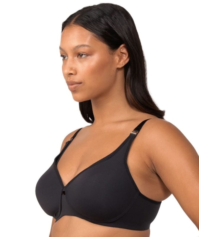 Triumph Gorgeous Maternity Padded Wire-free Bra - Black Bras 