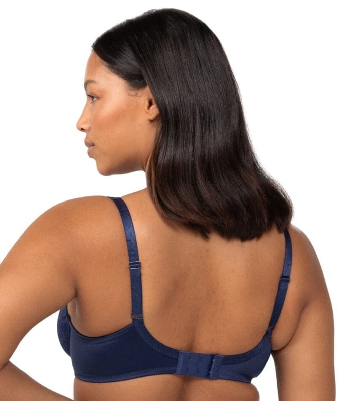 Triumph Lacy Minimizer Bra - True Navy Bras 